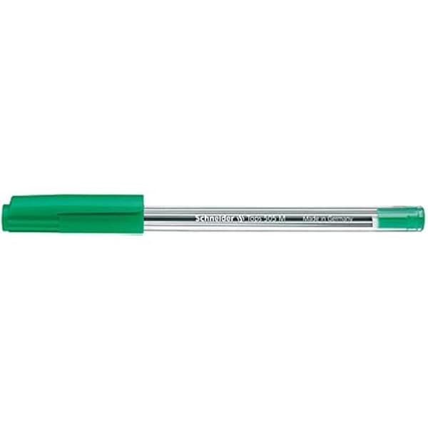 Kulspetspenna - SCHNEIDER - Tops 505 - Click cap - Rostfri stålspets M - Grön - Pack of 50