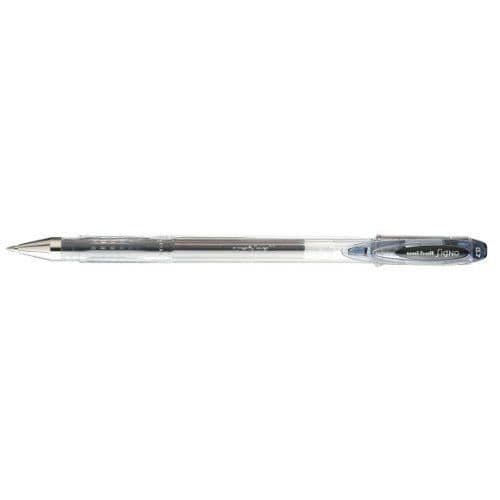 Uni-ball Signo UM120 N Gel Ink Rollerball Pen, 0,7 mm, svart, 12-pack