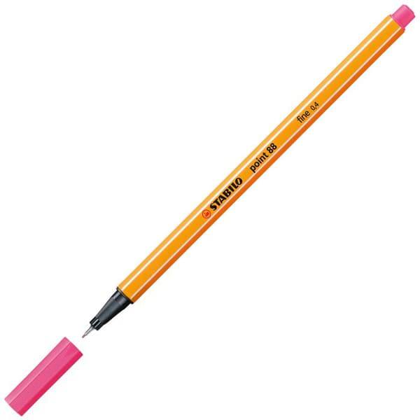 Fineliner kulpen Point 88 - Stabilo - Höjd Erica - Paket med 10 - Färg Lila ljung - Fin spets