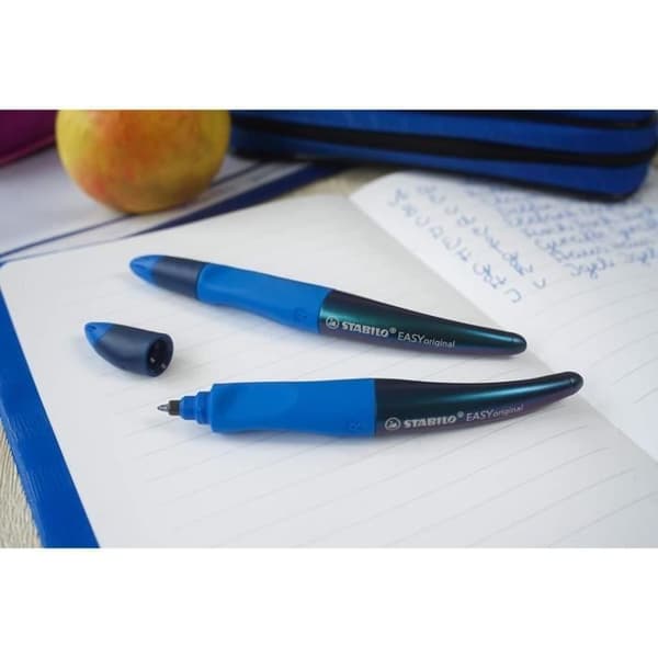 Rollerball penna - STABILO - EASYoriginal Holograph Edition - Blå - Medium - Ergonomisk
