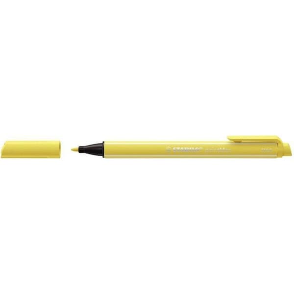 STABILO 104884204, Medium, 4 färger, Blå, Grön, Grå, Persika, Kulspets, Plast, 0,8 mm