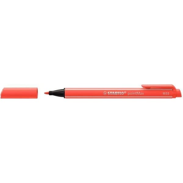 STABILO 104884204, Medium, 4 färger, Blå, Grön, Grå, Persika, Kulspets, Plast, 0,8 mm