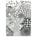 Miniatyrbild 4 av 4: Zentangle-kort - Zentangle - 20 kort - Svart - 89x89 mm - För vuxna
