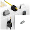 Miniatyrbilde 3 av 4: INF Silikon Penneholder Klemmer - 2-pakning Grå