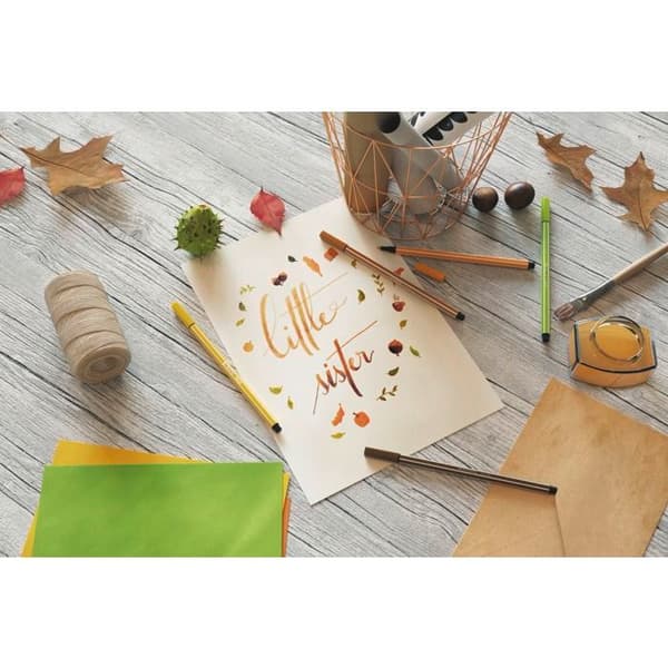 Feltpen - STABILO - PEN 68 - Neonröd - 10-pack - Unisex