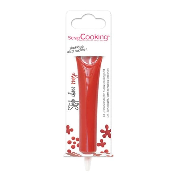 Stylo smak choklad röd 25g - Scrapcooking
