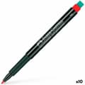 Miniatyrbillede 1 af 2: Permanent marker Faber-Castell Multimark 1513 F Red (10 Units)