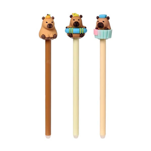 Capybara assorted Topper Erasable pen