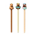 Miniatyrbilde 2 av 5: Capybara assorted Topper Erasable pen