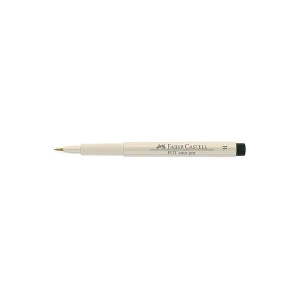 Set med 10 stycken Pitt Artist Pen Brush varm grå I