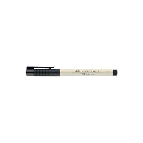 Set med 10 stycken Pitt Artist Pen Brush varm grå I