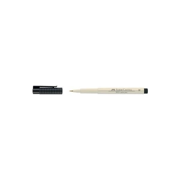 Set med 10 stycken Pitt Artist Pen Brush varm grå I