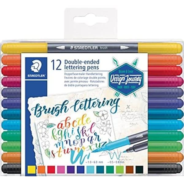 Filtpennsats - STAEDTLER - S8423421 - Flerfärgad - Mått 9,61 x 7,12 x 18,8 cm