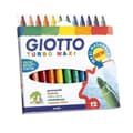 Miniatyrbild 2 av 2: TURBO MAXI GIOTTO PENNARELLI 12 ST. - ROSA FILA 456007