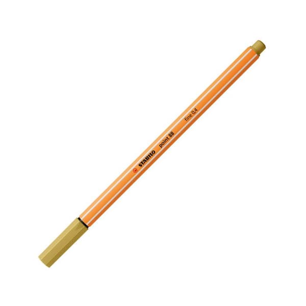 Finspetsad penna - STABILO - Point 88 - Kaki grön - 0,4 mm - Torkmotstånd