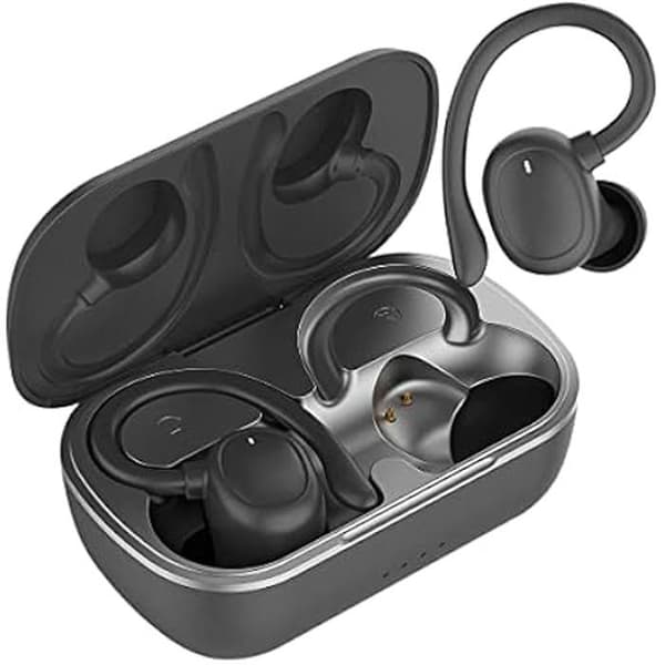 Muvit iO Smart True Wireless Sport ENC hörlurar Svarta