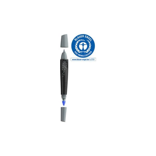 Cartridge rollerball - SCHNEIDER - Breeze - Svartgrå - Medium spets - Uppladdningsbar