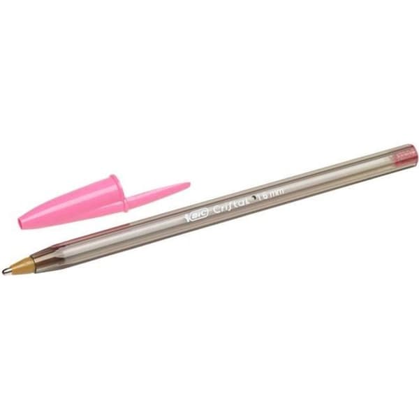 BIC Cristal fun Rosa kulspetspenna 1,6 mm förpackning om 20 st