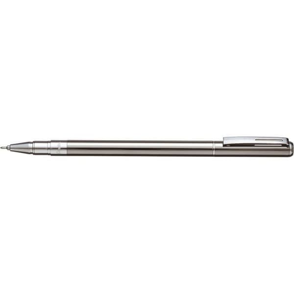 ENERGEL Gel Ink Rollerball - Sterling - Svart - Tunn metallkropp