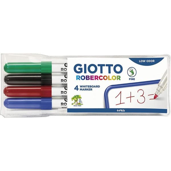 Tavelfärgpennor - ROBERCOLOR - 4131 00 - Fin spets - Set om 4 - Blandade färger