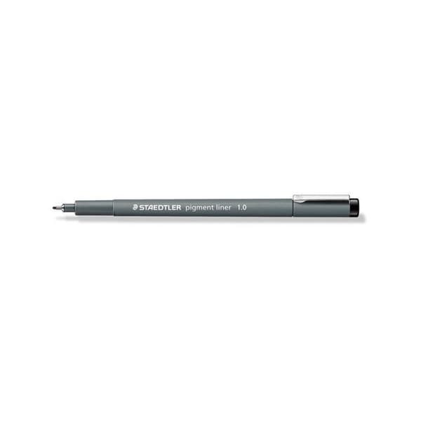 Pigment tuschpenna - STAEDTLER - Linje 1,0 mm - Outplånlig - Vattentät - Opak