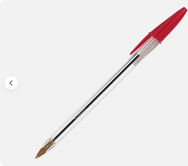 Bic Cristal Original Medium Point Pen - Red x 50 Boxed