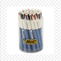 Miniatyrbillede 8 af 11: Bic 4 Colour Pen In Tub x 36 Pens
