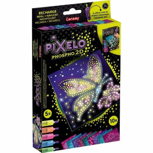 Writing Set Lansay Pixelo Phospho 2D (10 Units)