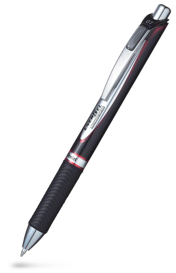 Gelpenna PENTEL EnerGel permanent 0,7 rö 12st