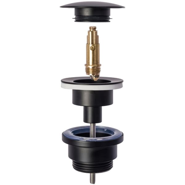 HÅNDVASK CLICKETY-CLICK SIPHON UNIVERSAL UDSALG SORT MAT