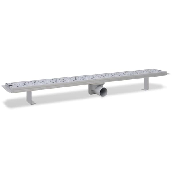 Avlång golvbrunn Bubblor 930x140 mm rostfritt stål