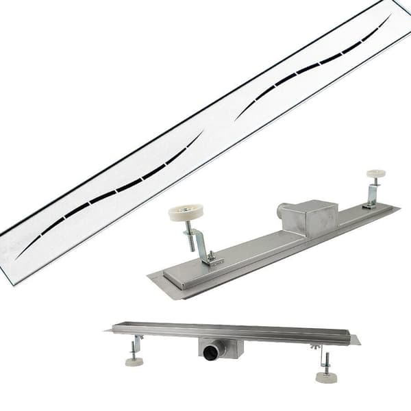 Streifen line?rt afl?b 120cm kapacitet 35l/min til badev?relsesbruser
