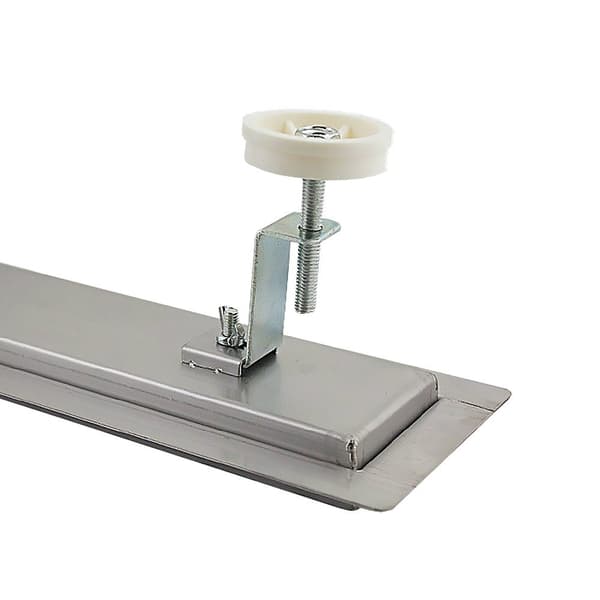 80 cm lineært bruseafløb, rustfrit stål, med Matrix-dæksel