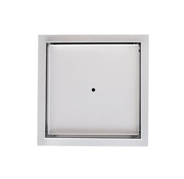 Fyrkantigt duschavlopp f�r kakel, inlopp 25x25cm, rostfritt st?l Befliesbar