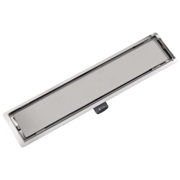 vidaXL Lineært bruseafløb 630x140 mm rustfrit stål -  Afløb