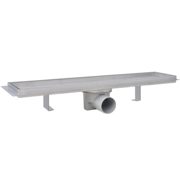 vidaXL lige bruseafløb 2 stk. 530 x 140 mm rustfrit stål -  Afløb