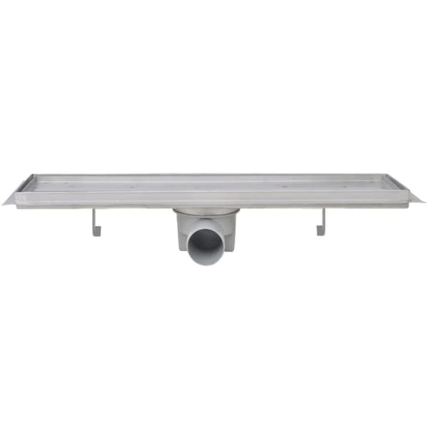 vidaXL lige bruseafløb 2 stk. 530 x 140 mm rustfrit stål -  Afløb