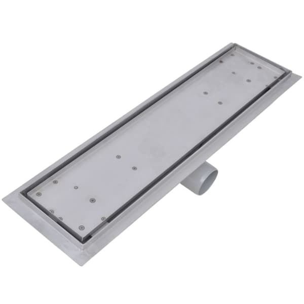 vidaXL lige bruseafløb 2 stk. 530 x 140 mm rustfrit stål -  Afløb