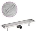 Pikkukuva 3 / 7: The Living Store Lineaarinen Suihkukaivo 630x140 mm Ruostumaton Teräs -  Viemärit