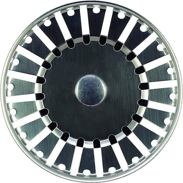Wirquin SP2480050 korgsil för 1 skål diskbänk Ø90 mm utan bräddavlopp, vit