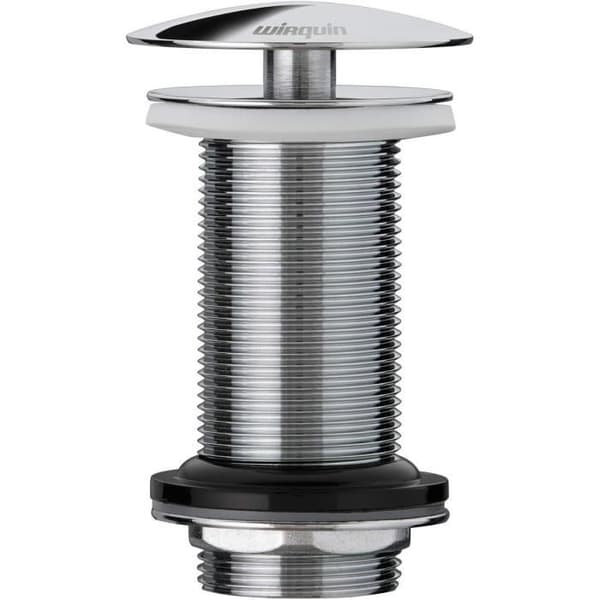 Bonde för handfat - WIRQUIN - 30723425 - Kromad - Messing - Trendig design utan överfull.