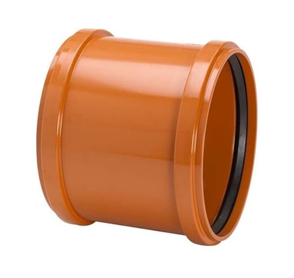 PVC Dobbelt fatning 110 Wavin