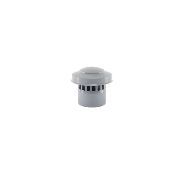 Ventilationshætte Dn110mm Grå, Wavin