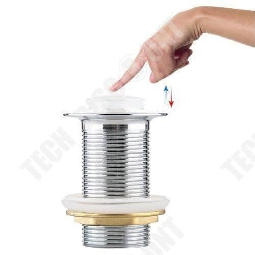 TD® Pop-up avlopp 8 cm Automatisk Pr Diskbänk utan bräddavlopp/ VVS tillbehör/