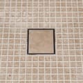 Miniatyrbild 2 av 3: Lux element - LTUBE1174 - Horisontell golvbrunn med kakelbart galler, TUB-BAW-DV, grå