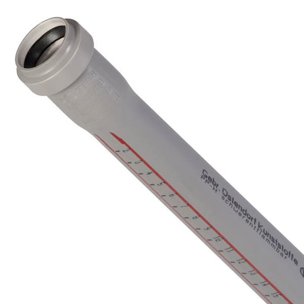 Avloppssystem (rör - dränering - koppling) Magnaplast - 10160 - Inre avloppsrör med 40 mm muff 2 m ()