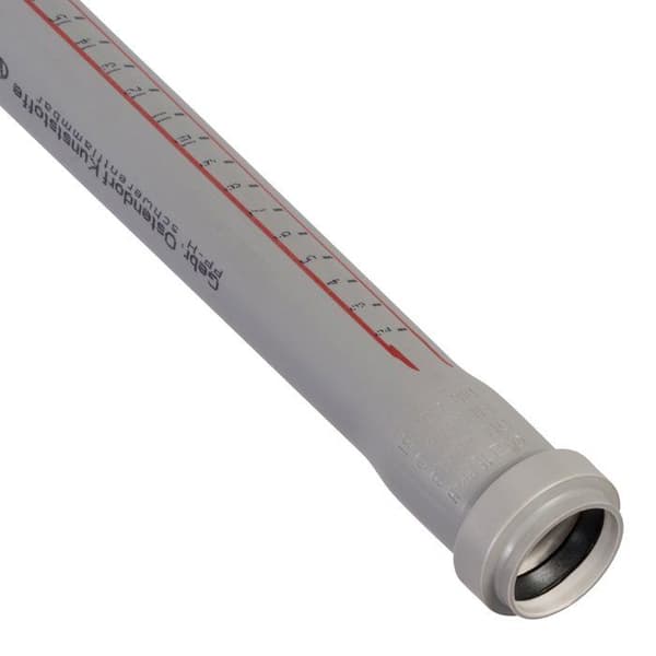 Avloppssystem (rör - dränering - koppling) Magnaplast - 10160 - Inre avloppsrör med 40 mm muff 2 m ()