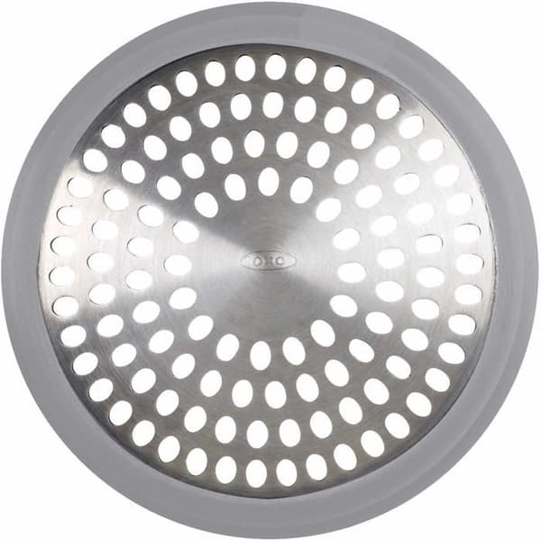 Oxo - bra grepp - 1395500SE - OXO Good Grips, Filter för badkarsavlopp, Badkarsavlopp i rostfritt stål, Grå