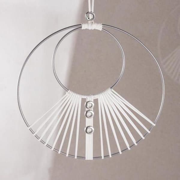 Metallring - Silver - 10 cm - Rund - Inomhus - Unisex