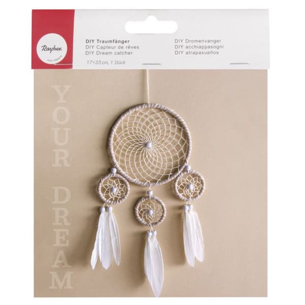 Kit DreamCatcher Dreamcatcher -17x33cm - beige/brun - Rayher Not Relevant